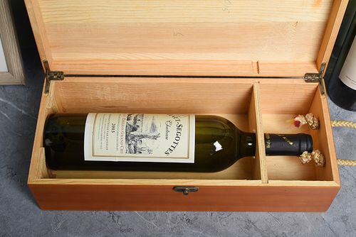 木质酒盒 元旦送礼单支红酒包装盒工厂直营葡萄酒木盒可定制
